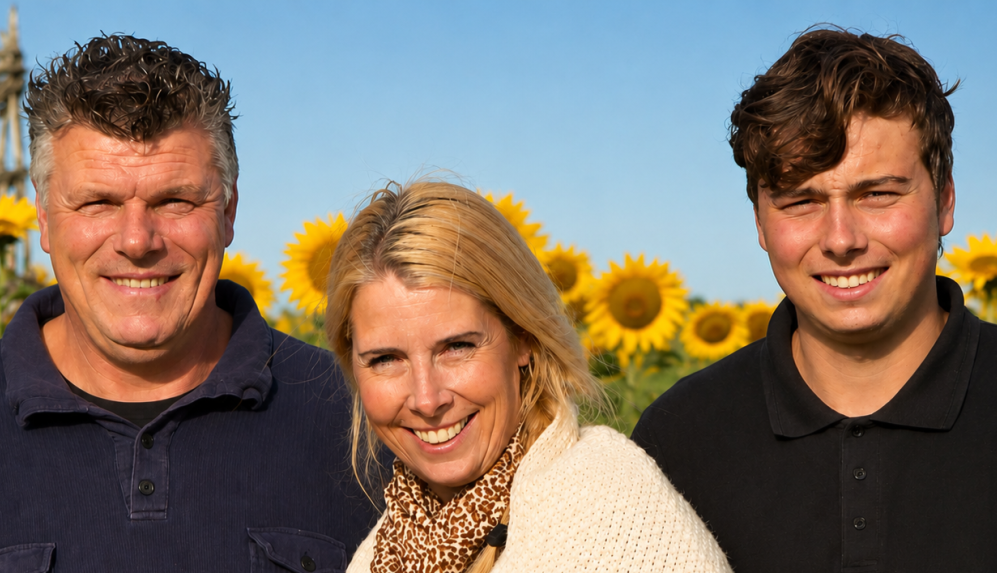 Jos, Diana en Teun Sprenkeling